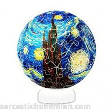 Pintoo J1013 Vincent van Gogh The Starry Night June 1889 60 Piece Plastic Puzzle Sphere Light B016Q3GN5A